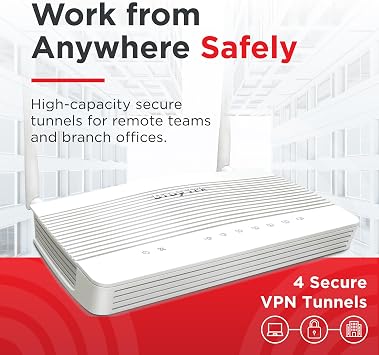 DrayTek Vigor 2136ax Multi-Gigabit Ethernet Router with Wi-Fi 6 AX3000 Wireless, VPN and Fast 2.5GbE Interfaces