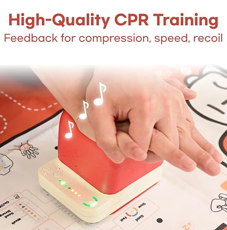 CPRCUBE 3 CPR Training Kit | Visual & Sound Feedback Device for Trainers and Instructors