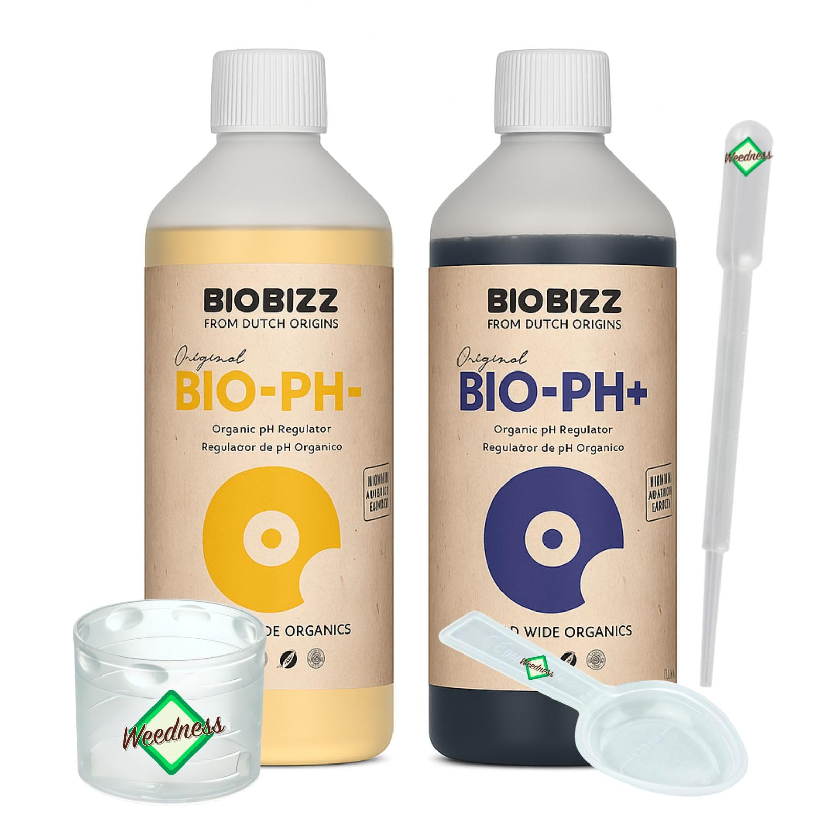 Weedness BioBizz pH+ Plus 250 ml - pH-lifter Grow Fertilizer for Indoor Plants and Hydroponic Systems