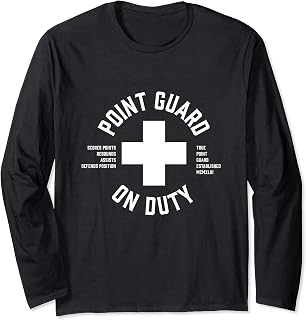 Point Guard Basketball Shirt - Bball Life Guard Long Sleeve T-Shirt
