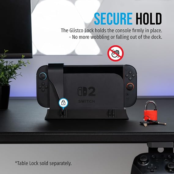 Glistco Dock N' Lock - Lock Stand Compatible with Nintendo Switch 2