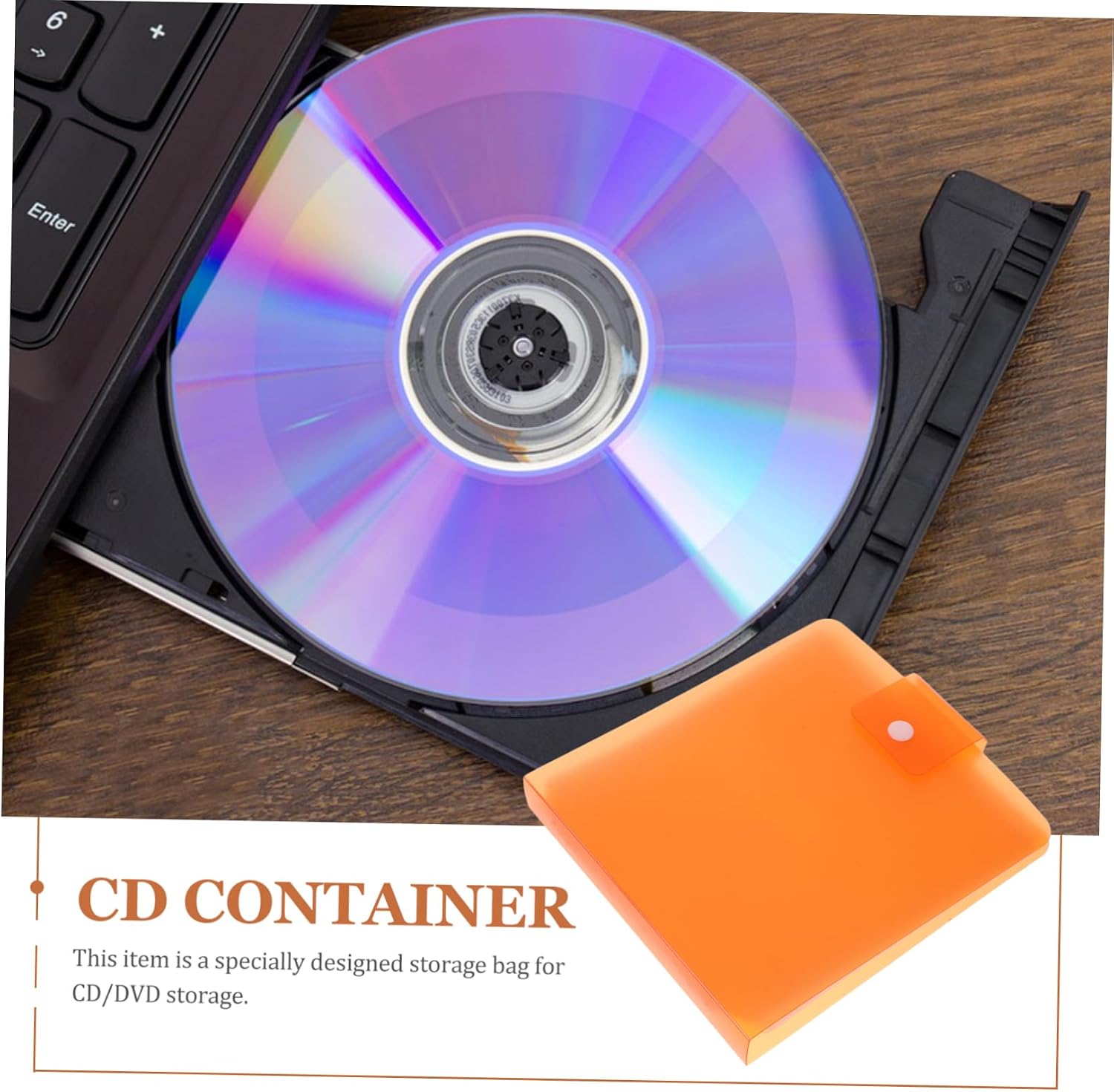 CHILDWEET Cd DVD Storage Case Portable Container for Home Car Travel Cd Holder Organizer Disc Bag Capacity
