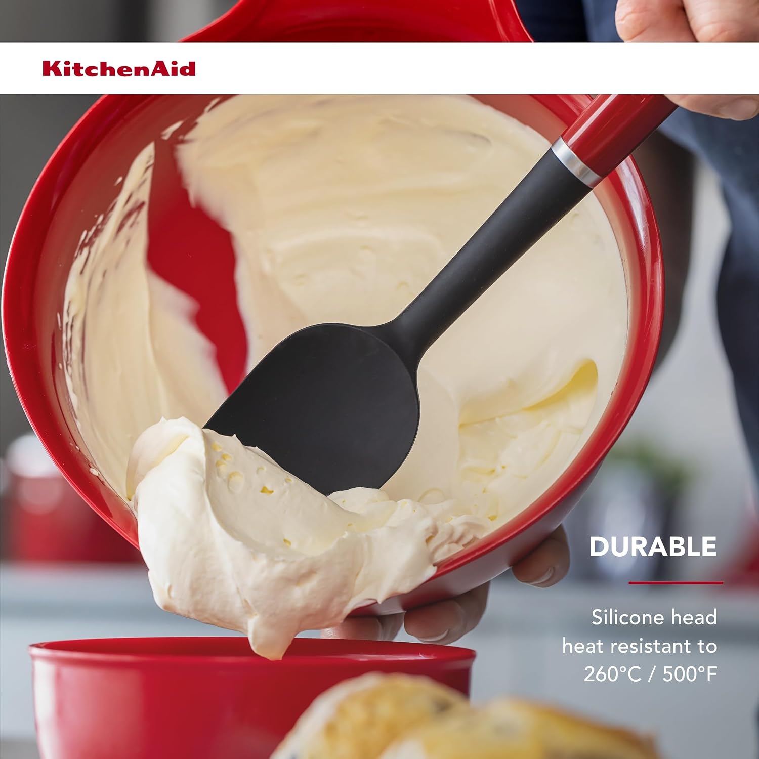 KitchenAid KQG463OHERE 2pc Baking Set – Empire Red, Silicone