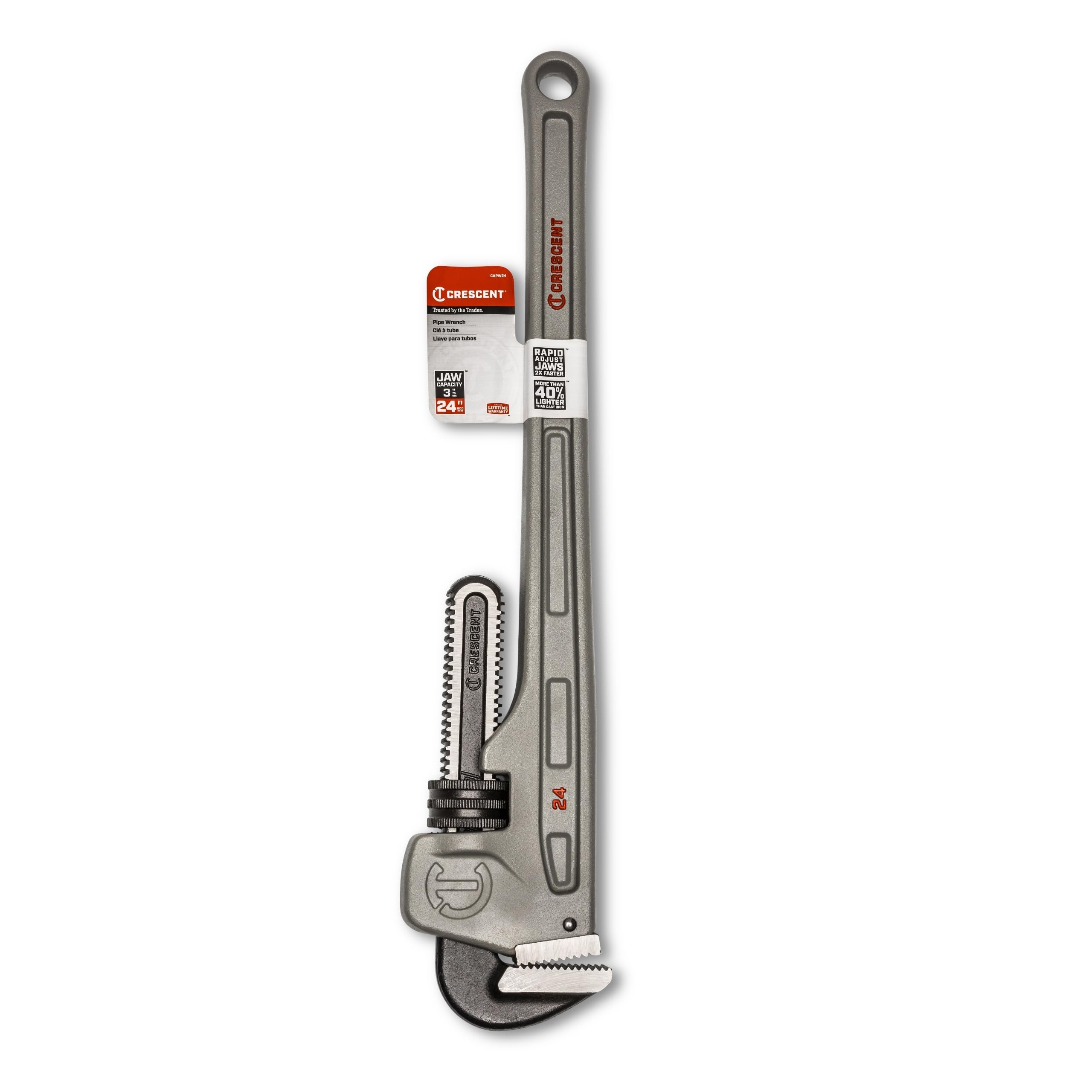 Crescent CAPW24 Outils Solution clé à pipe légère anti-fatigue chantiers