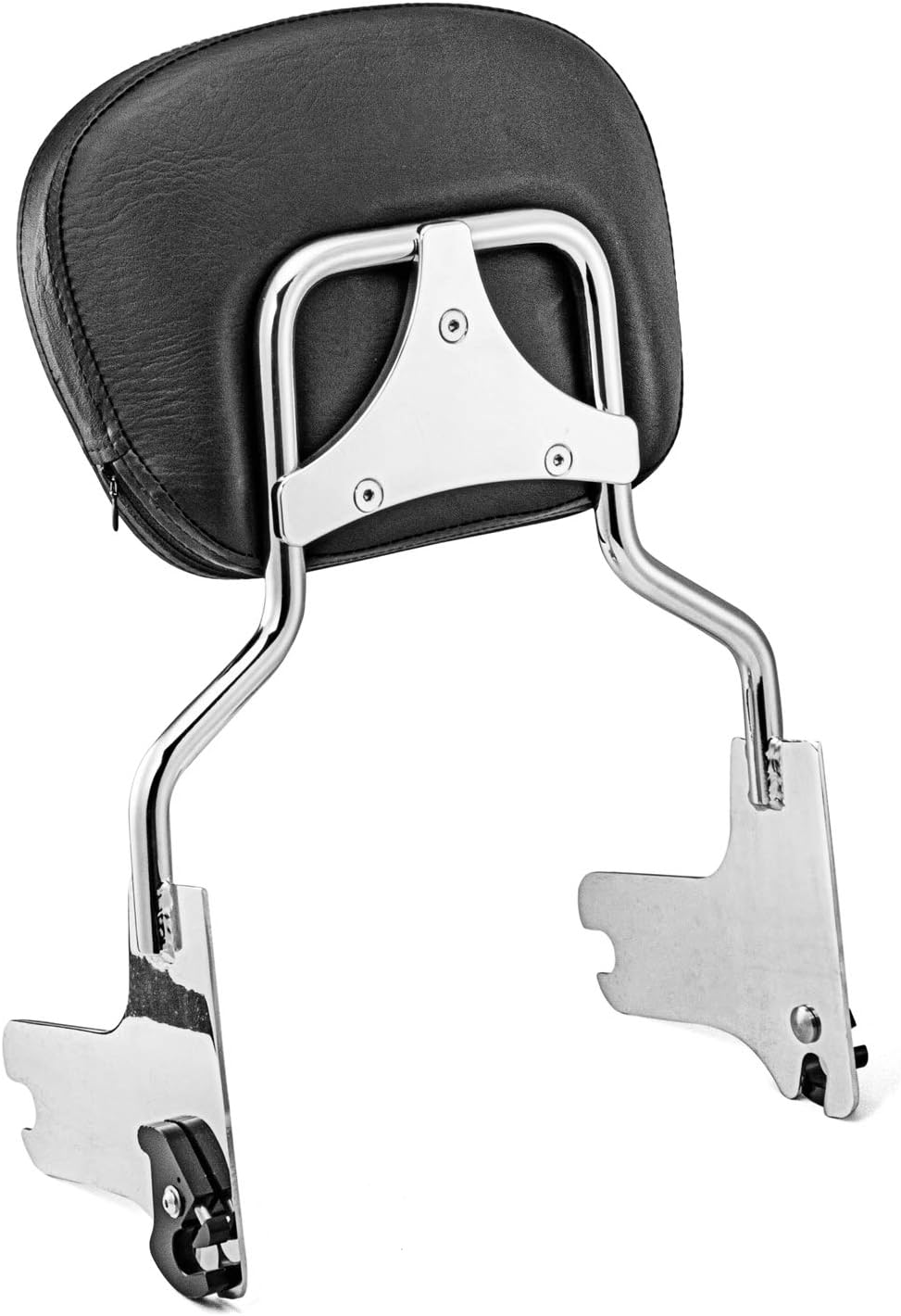 Mofun Passenger Backrest Sissy Bar with Mounting Rack Docking Hardware Kit Compatible with Harley Touring Road King Street Electra Road Glide Detachable 1997-2008