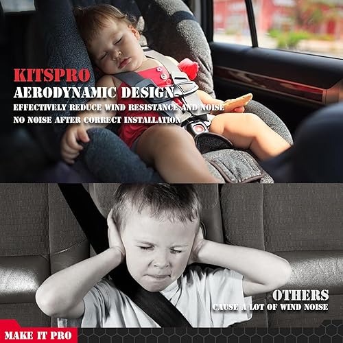 Miniatura 3 de KitsPro Barras transversales para portaequipajes compatibles con rieles de techo de equipaje Jeep Grand Cherokee 2011-2021 paquete de 2 aluminio