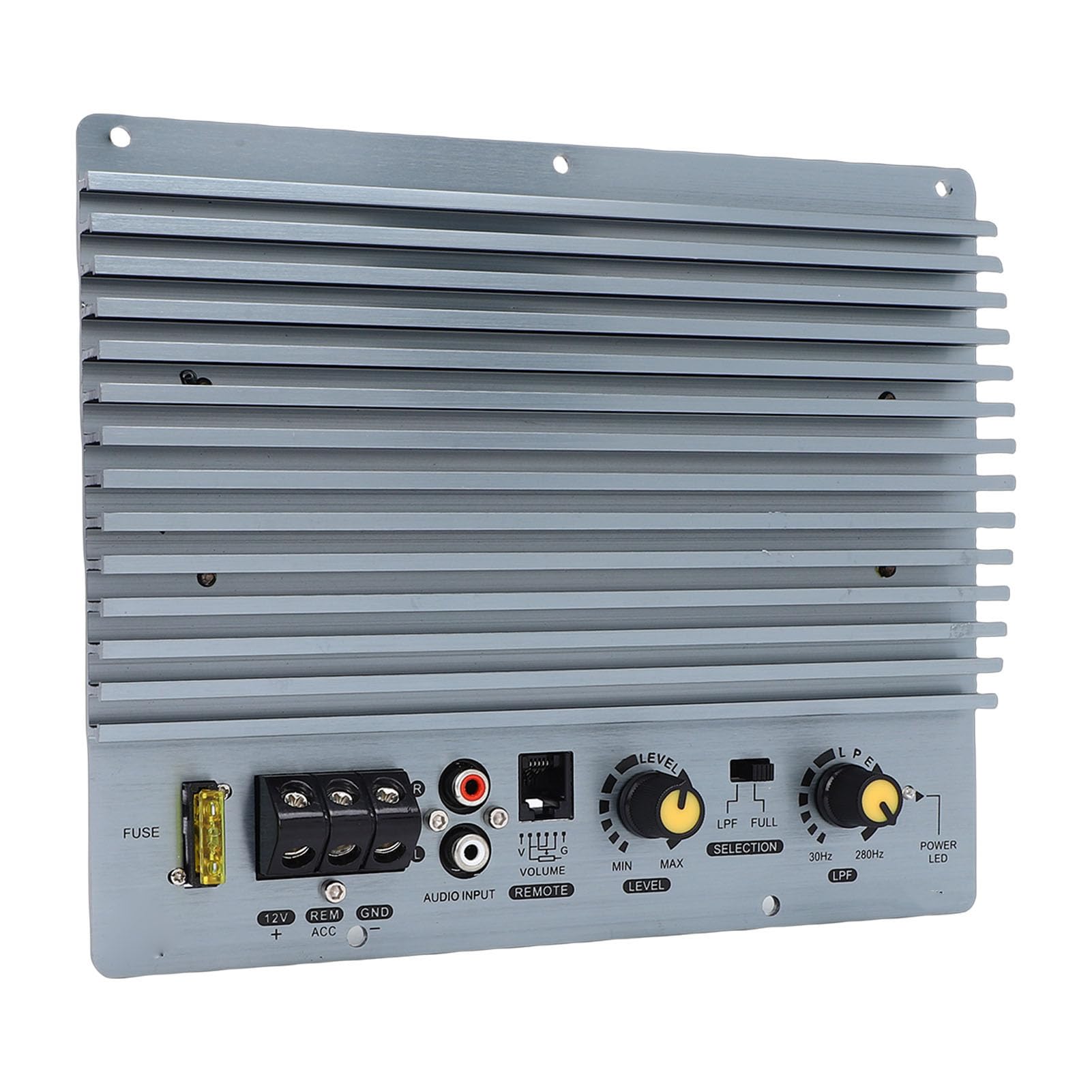 Bewinner Car Amplifier Board, 1000W High Power Subwoofer Amplifier with Fast Heat Dissipation, for 812in Subwoofers