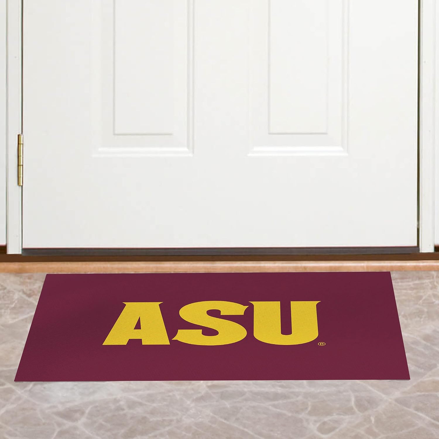 Northwest Arizona State Sun Devils Logo NCAA Washable Rug 20x32 inches