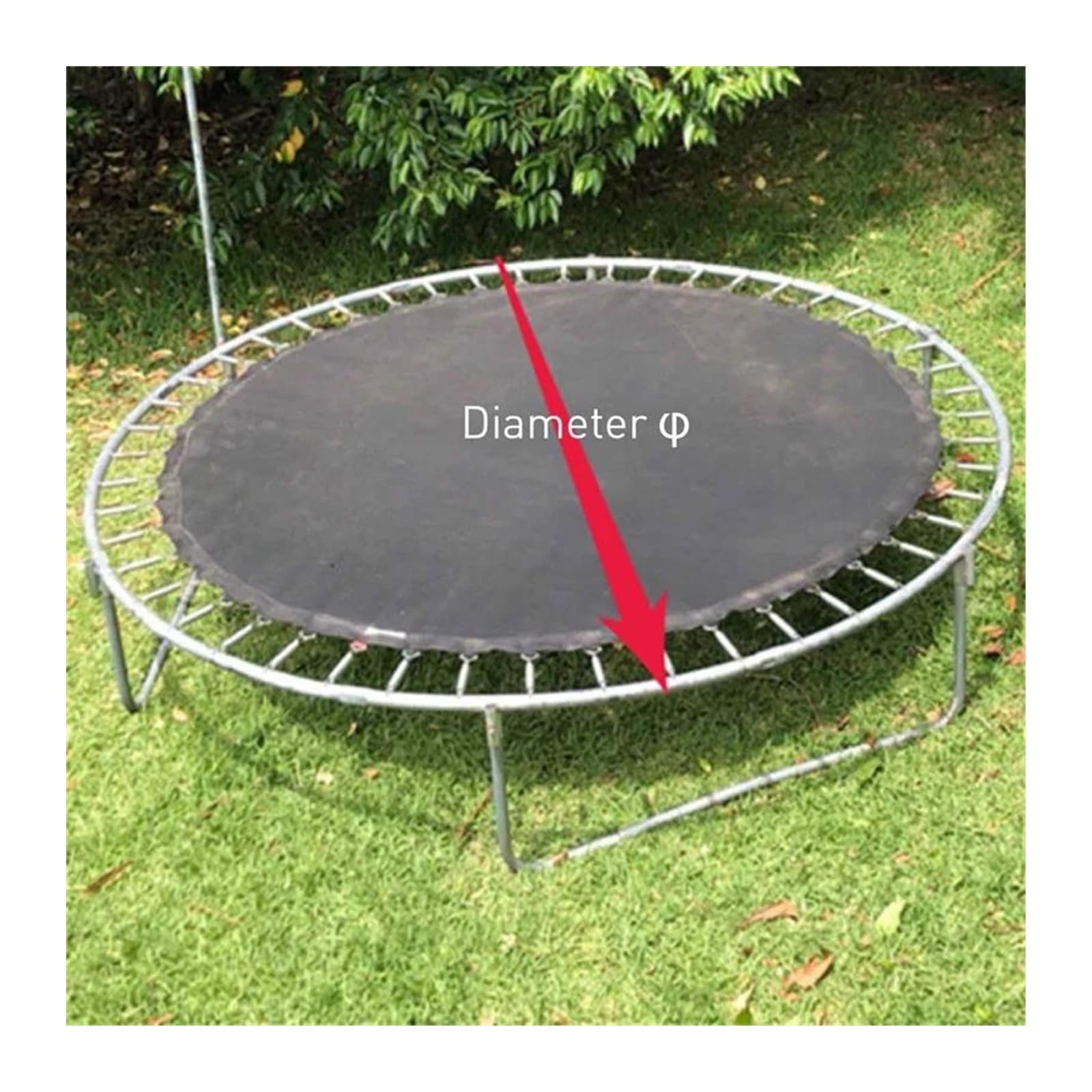 Colchoneta Recambio Exterior Trampolín Estera De Protección Para Trampolín De 6/8/10 Pies, Almohadilla De Seguridad Para Trampolín, Accesorios Deportivos Redondos Resistentes Al Agua Para El Hogar