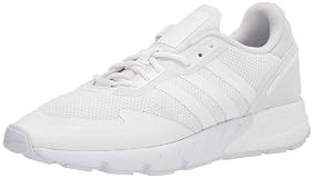 adidas Originals Men's ZX 1K Boost, White/White/White, 12.5
