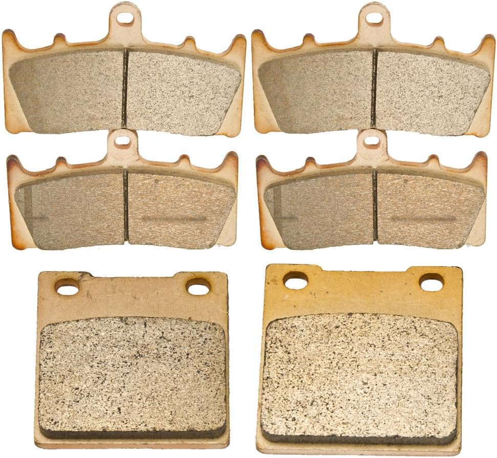 Front and Rear Sintered Brake Pads replacement for Suzuki GSX 1300 Hayabusa 1999 2000 2001 2002 2003 2004 2005 2006 2007
