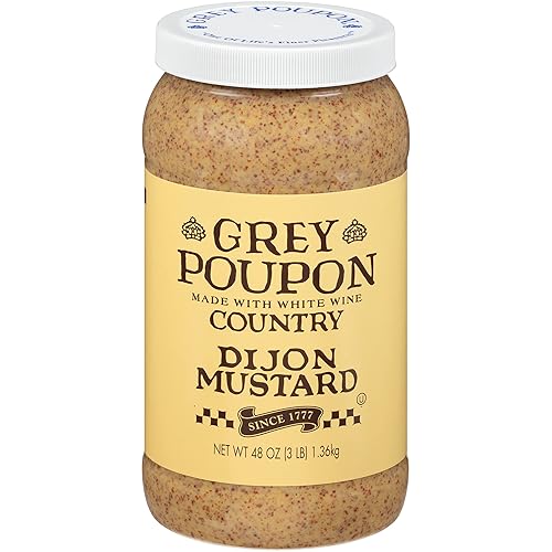 Miniatura 2 de Grey Poupon Country Dijon Mustard (frascos de 48 onzas, paquete de 6)