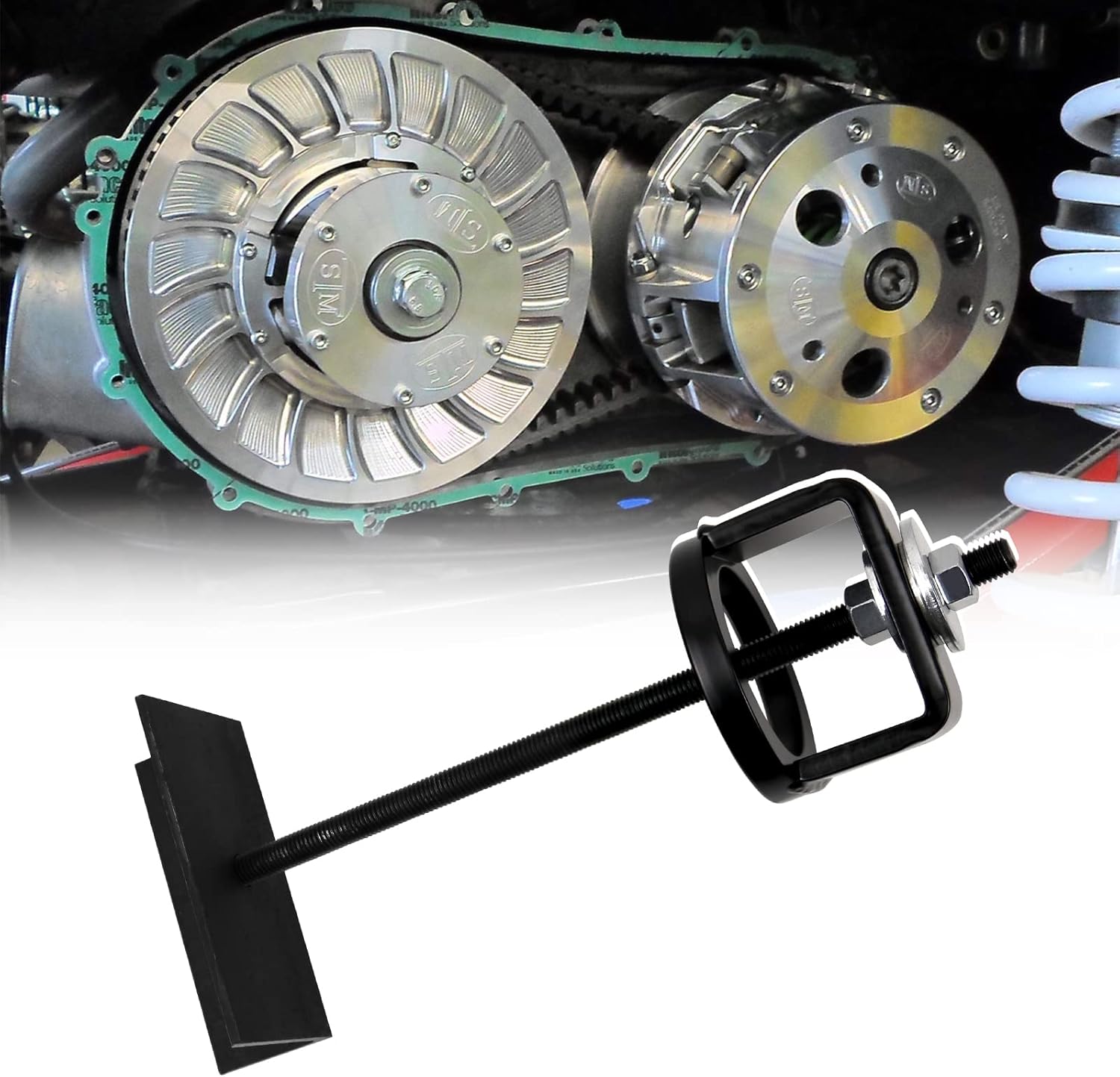 RYANSTAR RACING Clutch Compression Tool CCT510 Compatible with Polaris, Kawasaki, Yamaha, Arctic Cat & More ATV UTV Snowmobile CART Clutch Compression Tool