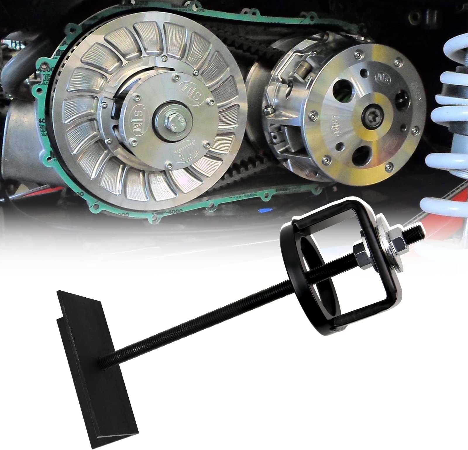 RYANSTAR RACING Clutch Compression Tool CCT510 Compatible with Polaris, Kawasaki, Yamaha, Arctic Cat & More ATV UTV Snowmobile CART Clutch Compression Tool