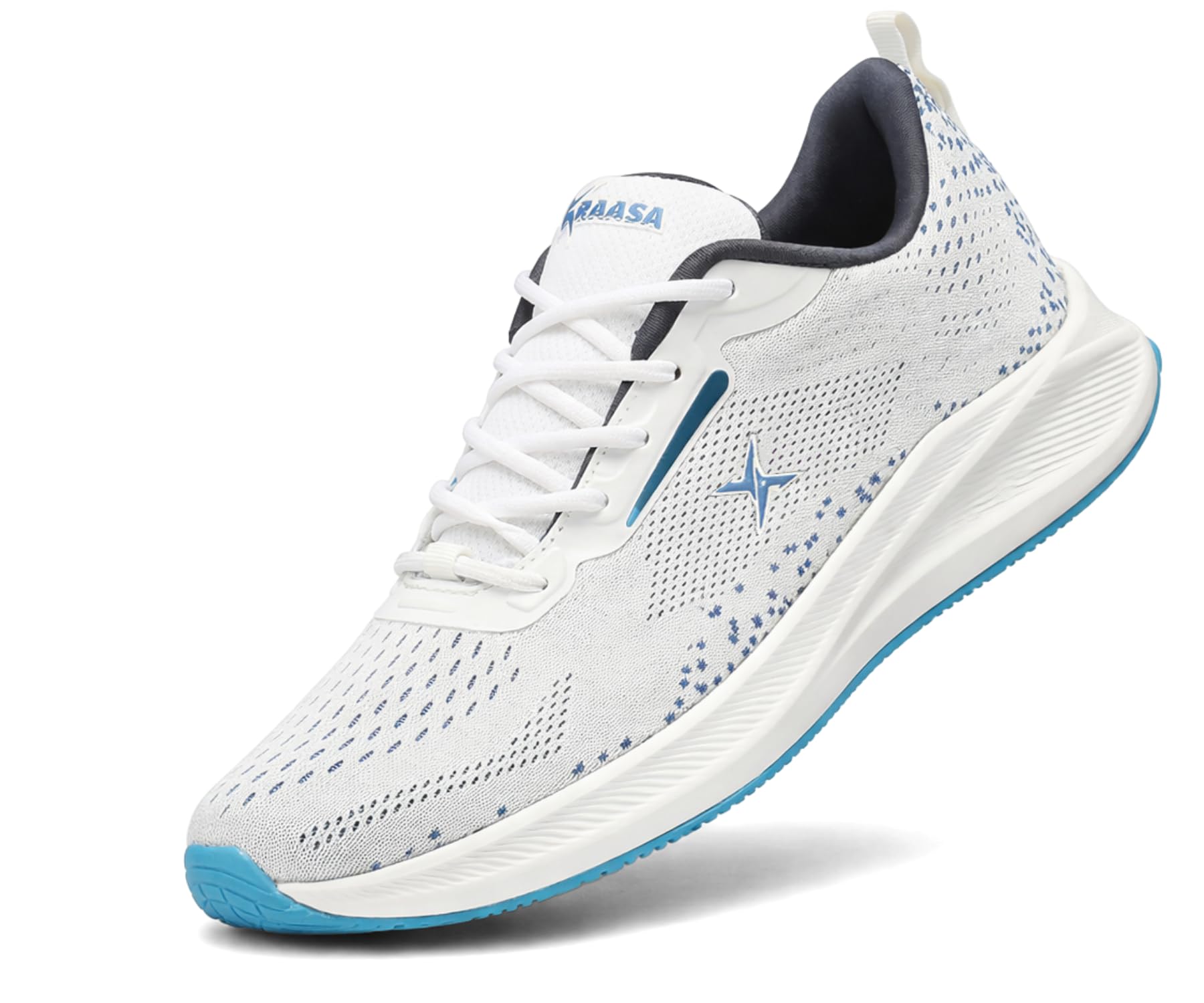 Kraasa Men’s Running Shoes | Breathable Mesh Upper | Lightweight Phylon Sole | Cushioned EVA Insole | Comfortable Sports & Casual Sneakers for Gym, Walking & Daily Use-image-2