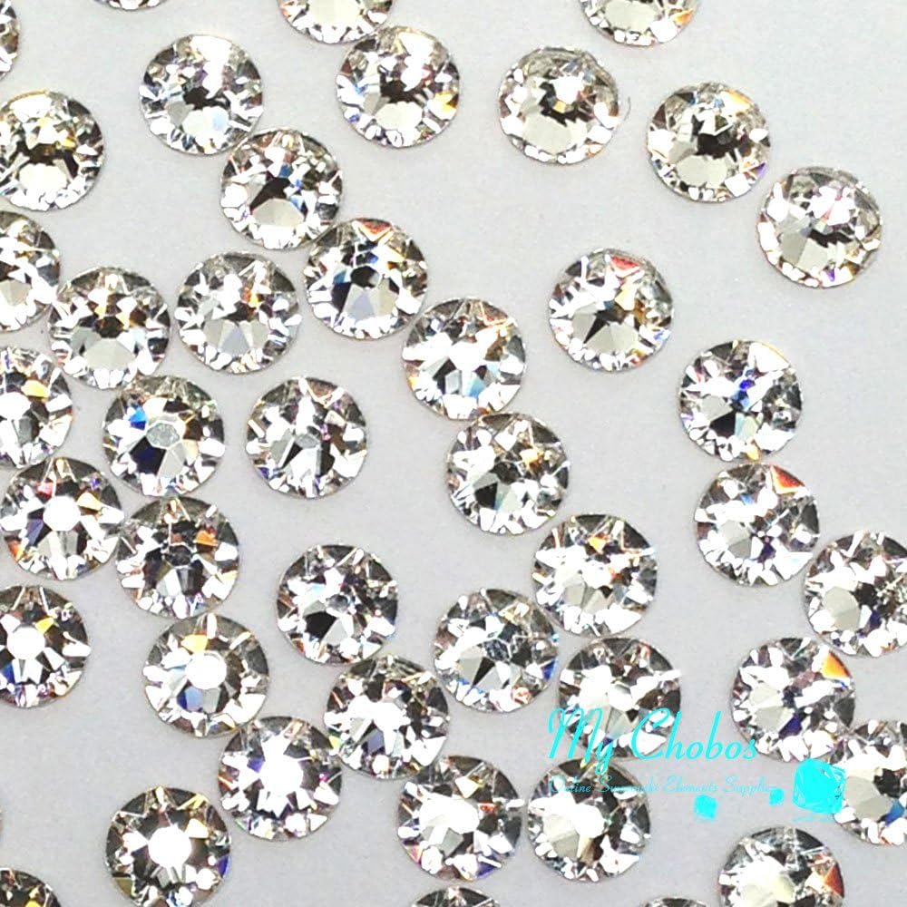 720 pcs Crystal (001) Clear Swarovski 2088 Xirius 12ss Flat Backs Rhinestones 3mm ss12 (Crystal-Wholesale) - Image 3