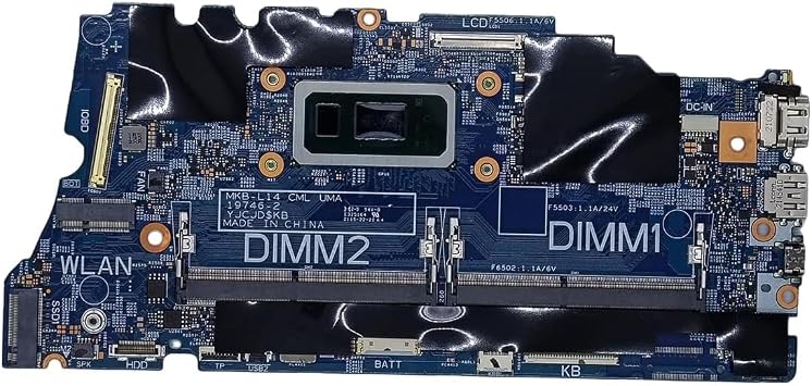 04KXP3 4KXP3 Replacement for Dell Latitude 3410 3510 Laptop Motherboard MKB_L14 CML UMA 19746-2 System Board CPU Mainboard i3-10110U Processor,Test OK