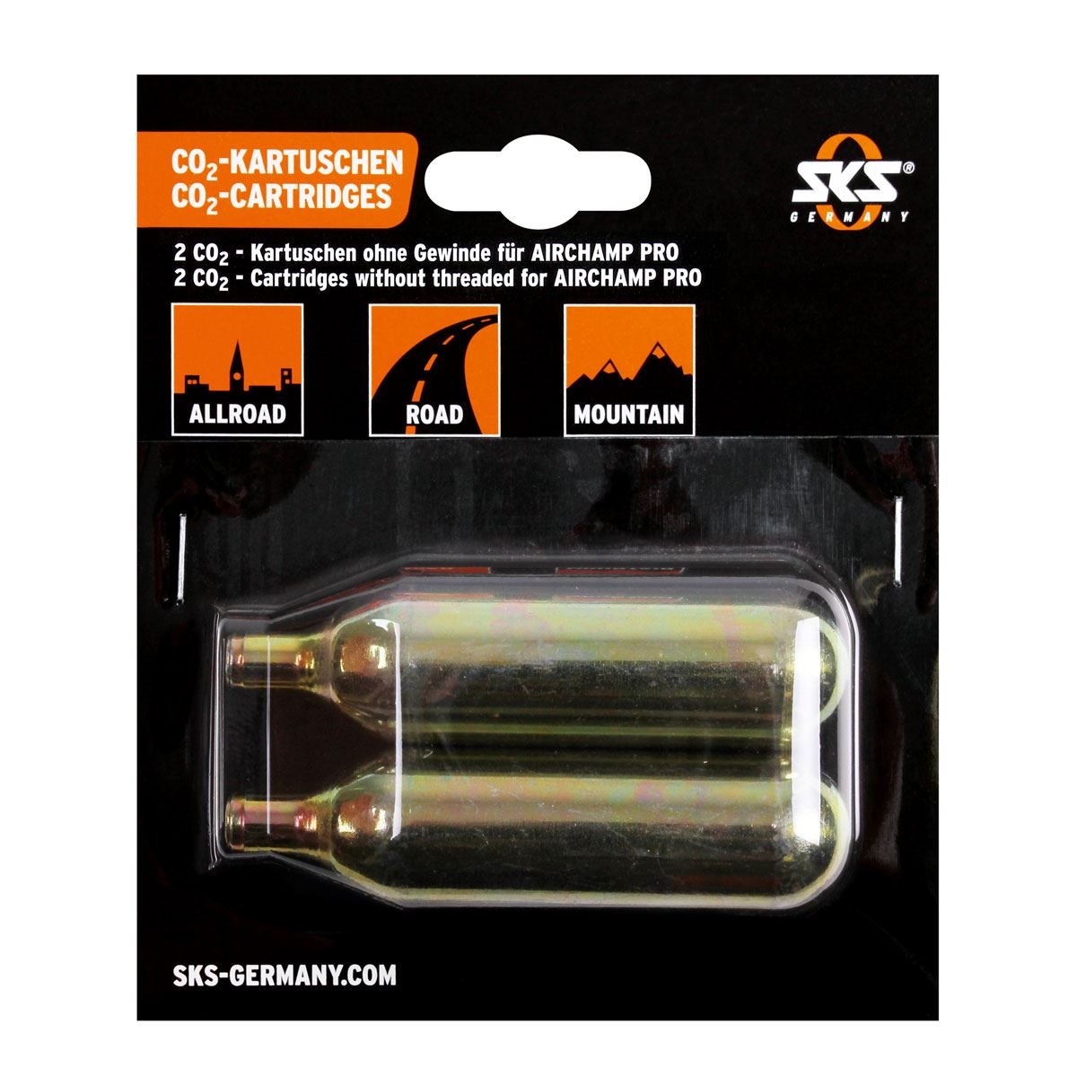 Pompa CO2 SKS Airbuster Per Bici - Con Cartuccia 16g E Supporto - Foto 7