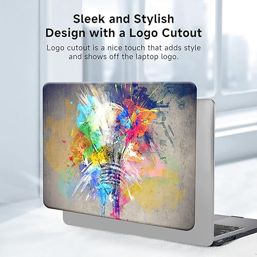 Miniatura 119 de Funut Funda compatible con MacBook Air de 15 pulgadas 2024 2023 versión M3 A3114 M2 A2941 con pantalla de retina líquida y Touch ID, carcasa rígida