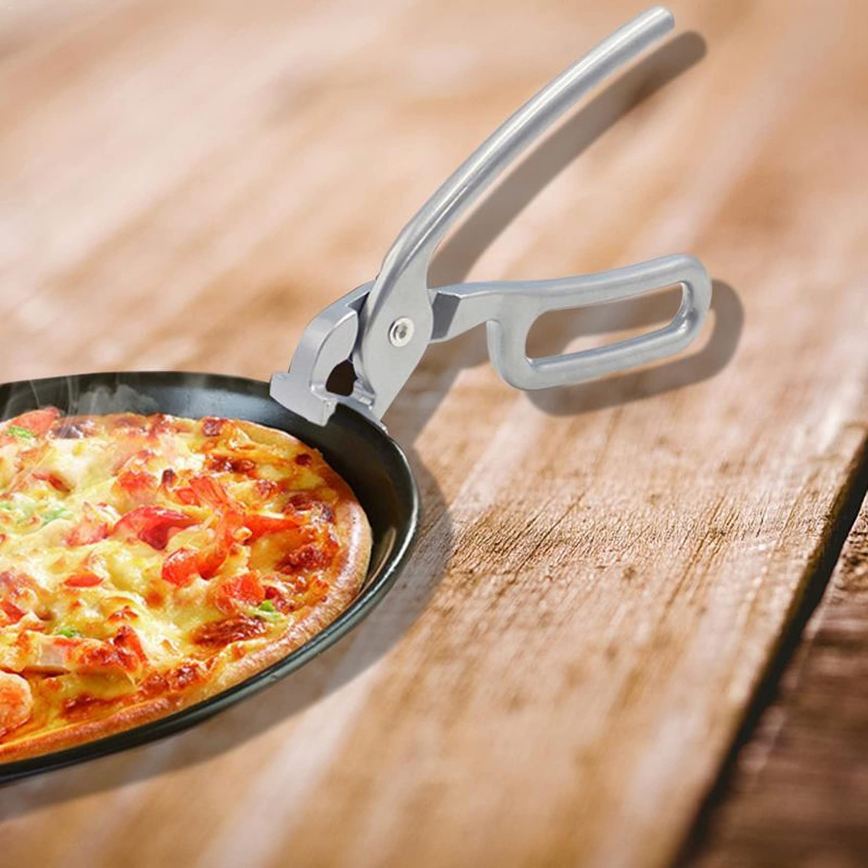 SPX Pinza Per Pizza E Padelle In Alluminio Pressofuso - Antiscivolo E Resistente Al Calore Per Forno E Microonde