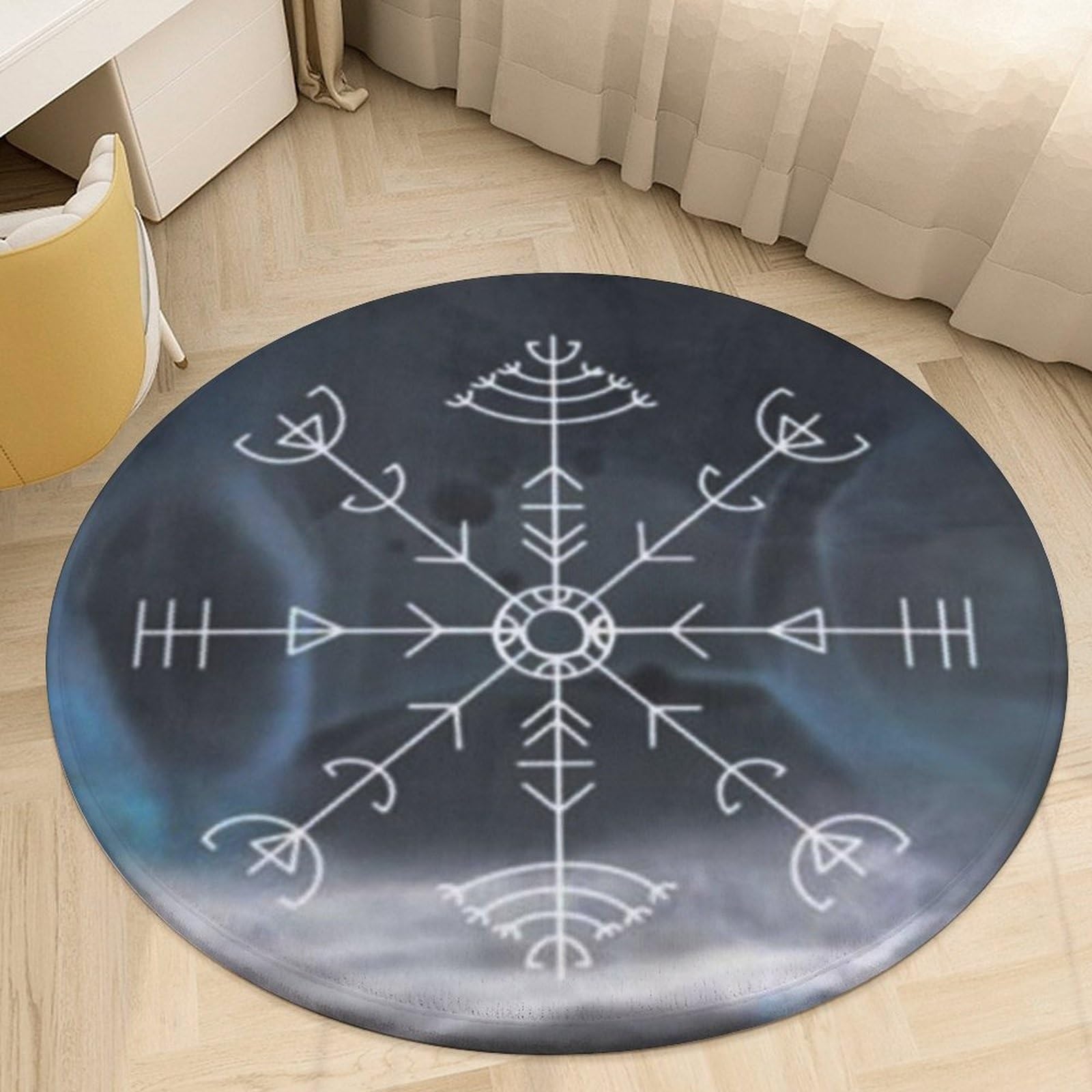 Tapis anti-rayures Viking en flanelle pour protéger le parquet des chaises