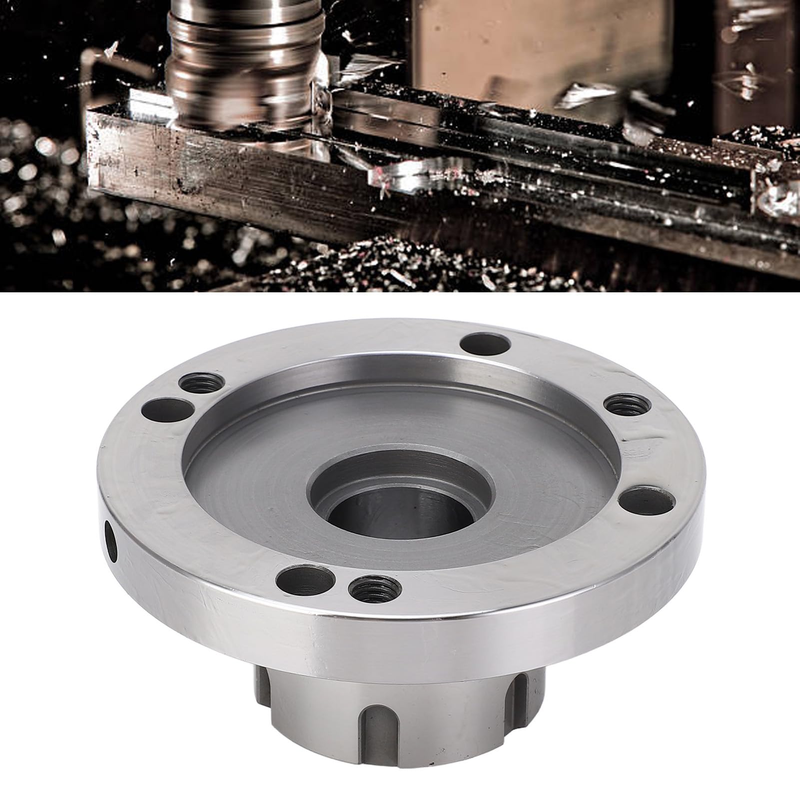 Uchwyt Tulejowy, Uchwyt Zaciskowy ER32-D100 Zwykły tył o średnicy 100 Mm do Frezarki CNC, Narzędzie do Tokarki o Wąskiej Tolerancji, Tokarka CNC do Frezarki Części do Routerów