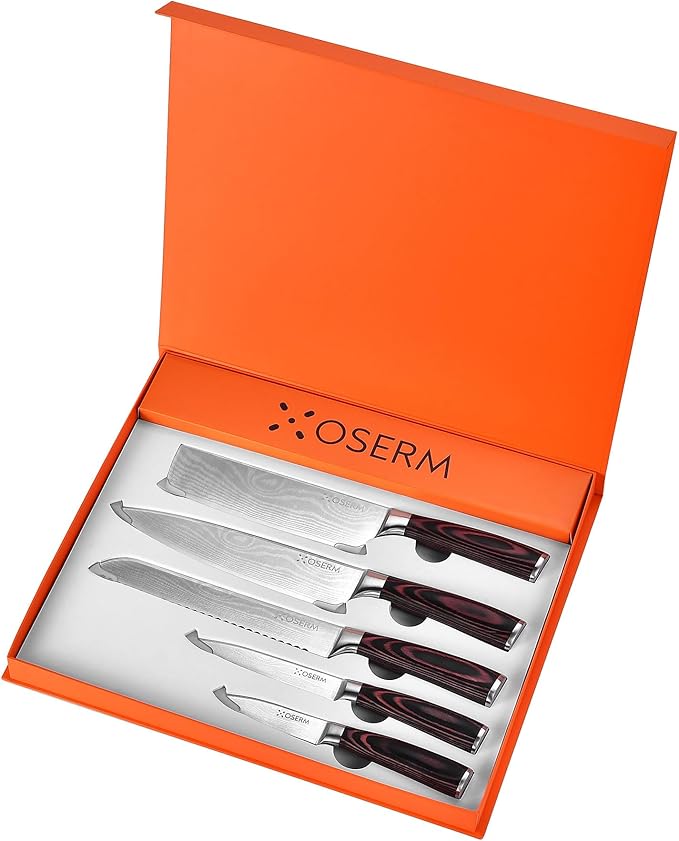 Set Cuchillos Cocina 6 Piezas Acero Inoxidable miniatura 5