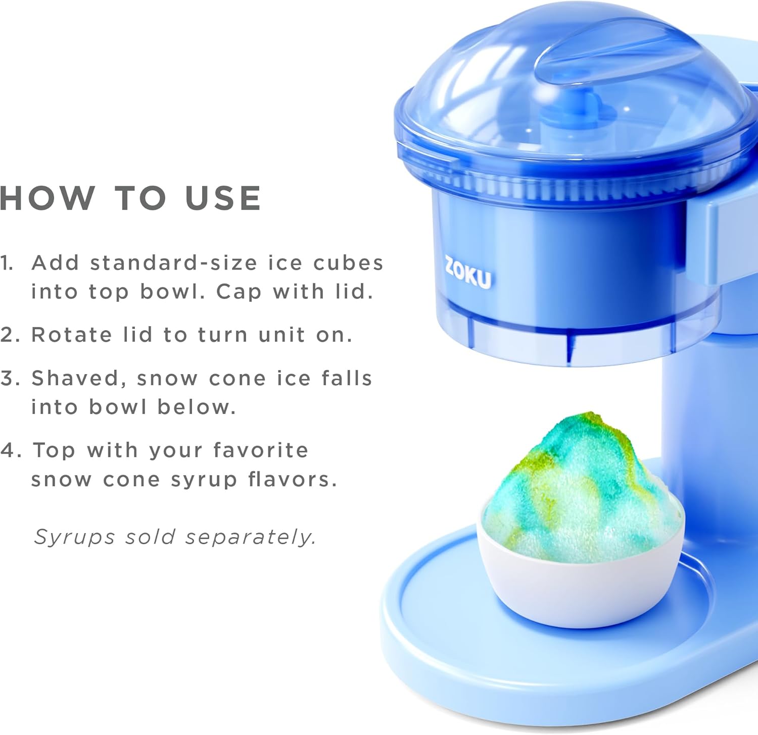 ZOKU Mod Pop Molds and Snow Cone Maker Bundle