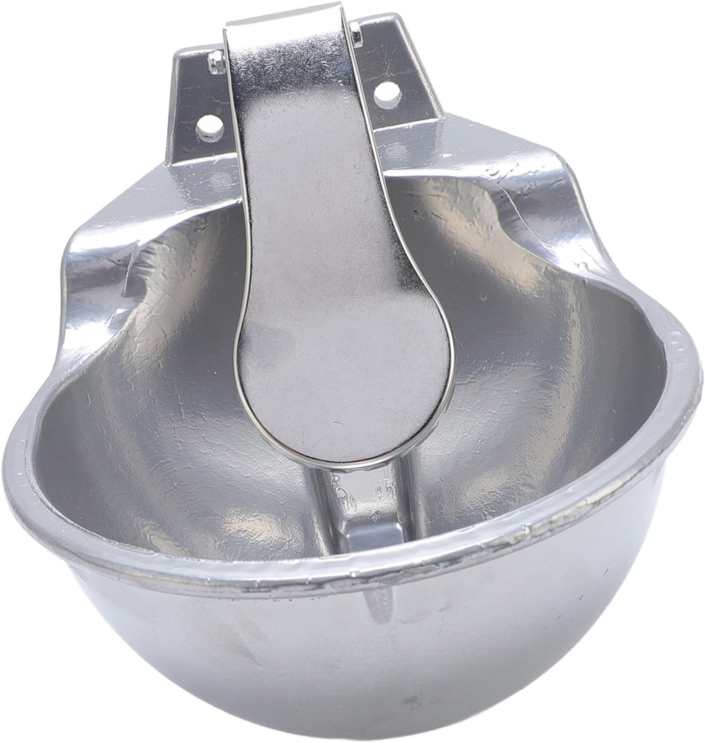 Automatic Water Bowl with Stainless Steel lid,Water Bowl Dispenser Automatic Chicken Drinking Waterer Automatic Water Trough for Horses Cattle Livestock Watering Bowl Auto