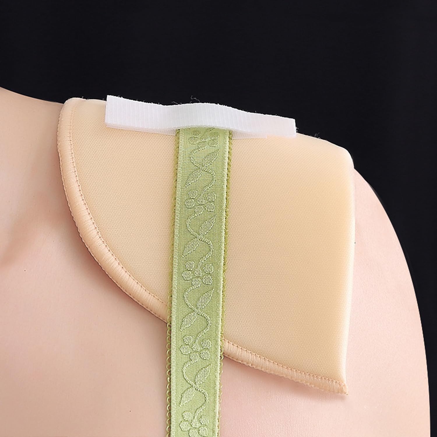 SZMUHLNY 2 Pairs Shoulder Pads for Women Clothes,No-Sewing Required Anti-Slip Detachable Reusable Soft Sponge Shoulder Pads for Men Blazer Clothes Sewing Accessories
