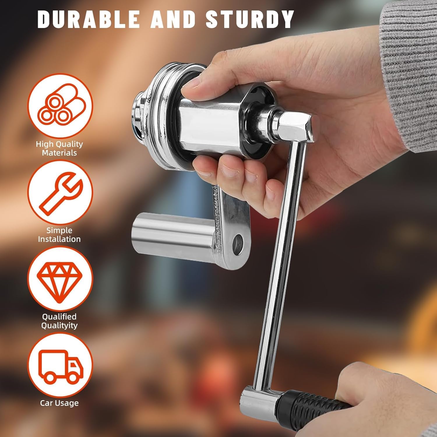 Angchun Torque Multiplier Wrench Set - 1:16 Torsional Torque Wrench Lug Nut Remover Tool Set Labor Saving Torque Multiplier 1/2 Drive with 17mm/19mm/21mm Sockets for Loosening Car Tire Lug Nuts