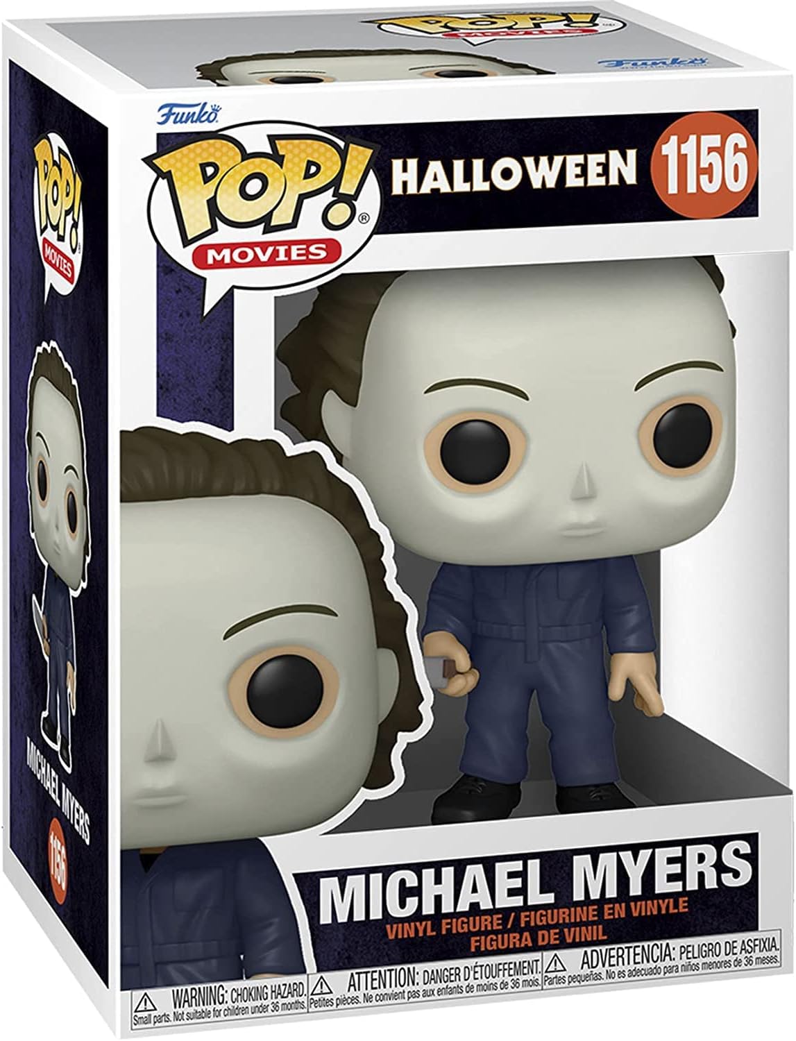 Funko POP Halloween - Michael Myers (New Pose) Pop! Vinyl Figure (Bundled with Compatible Pop Box Protector Case), Multicolored, 3.75 inches