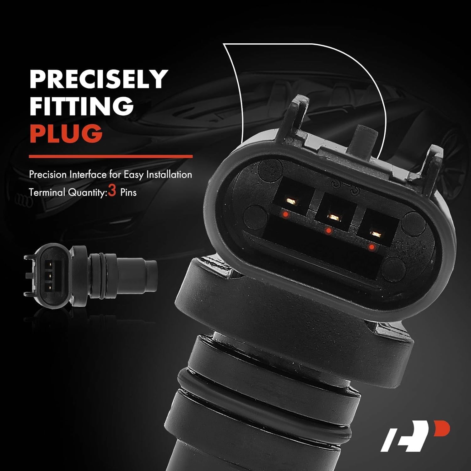 A-Premium VVT Intake & Exhaust Camshaft Position Actuator Solenoid Valve Kit W/Camshaft Crankshaft Sensor - Compatible with Chevy GMC Buick Pontiac Saturn - Replace 12655421 12655420 12577245 907-799