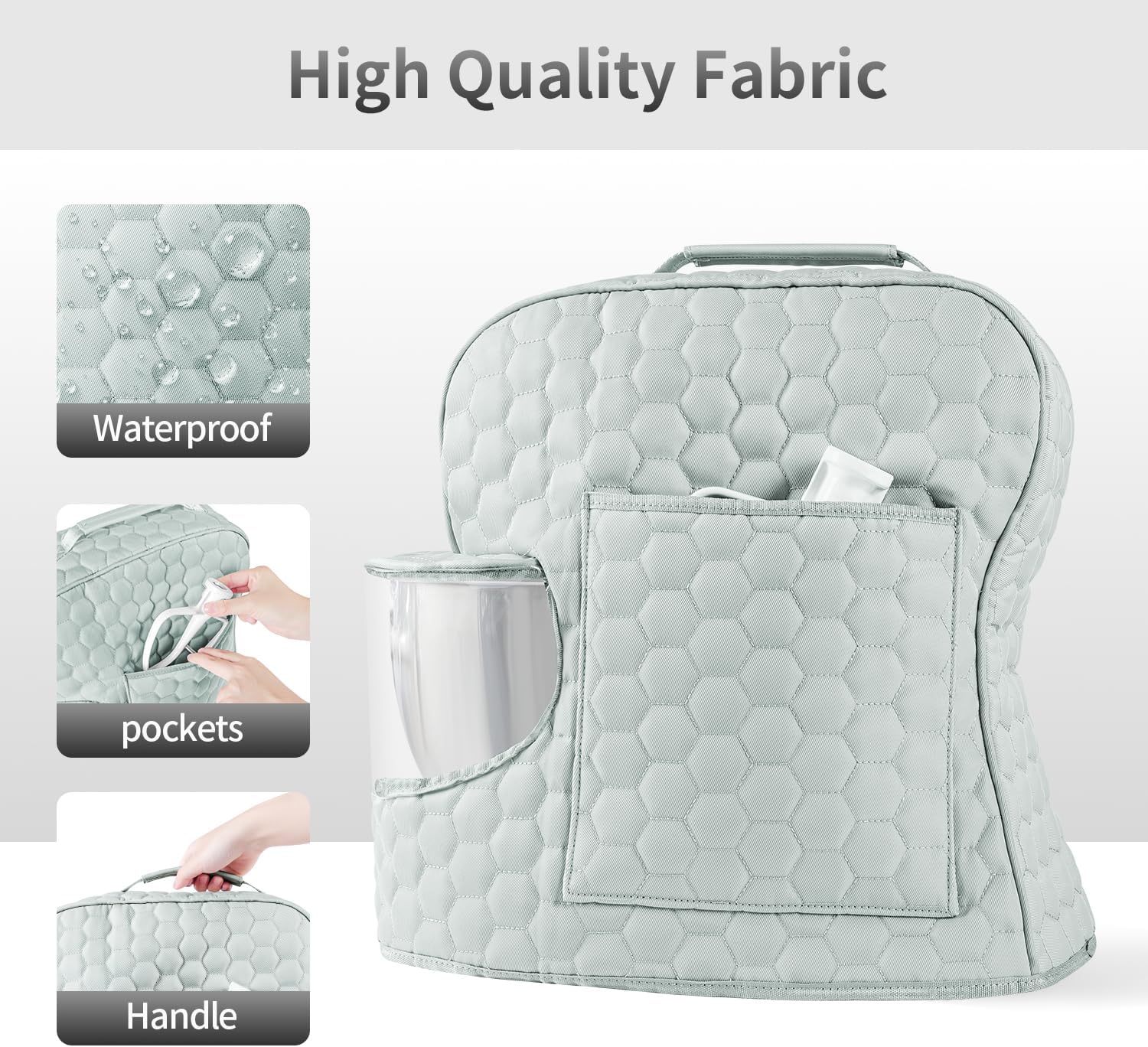 Stand Mixer Cover Compatible with KitchenAid 4.5/5 Quart Tilt Head image 3