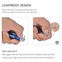 Vista 5 de PrettyCare Paquete de 60 botellas de rodillo de aceite esencial de 0.3 fl oz con bola de rodillo de acero inoxidable – a granel recargable a prueba