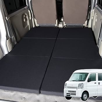 エブリィワゴンDA17W専用 車中泊マット 三つ折り Amazon.co.jp: エブリイ バン ワゴン DA17系の車中泊ベッド くる