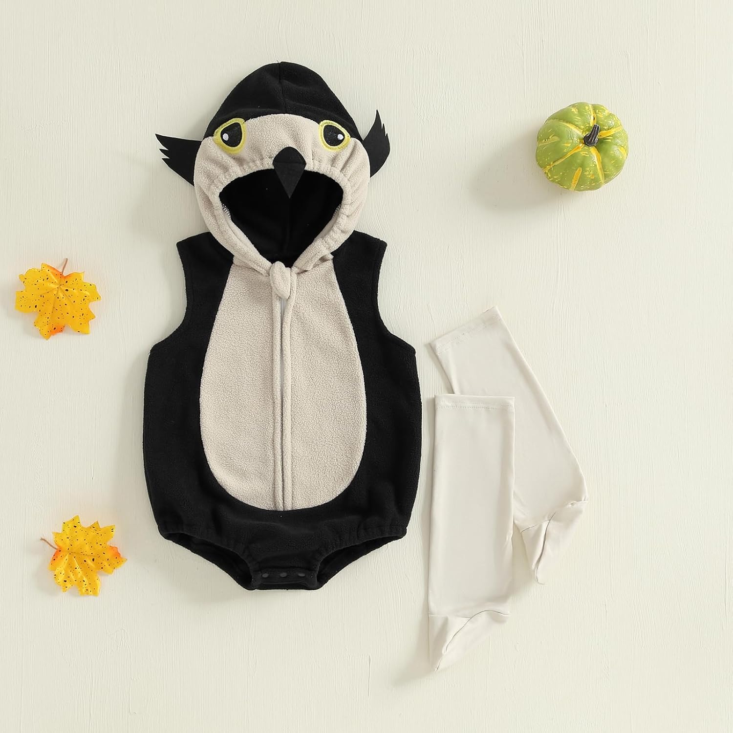 Yoawdats Toddler Newborn Baby Boy Girl Photography Outfits Animal Onesie Romper Halloween Owl Costume Jumpsuit - Image 2