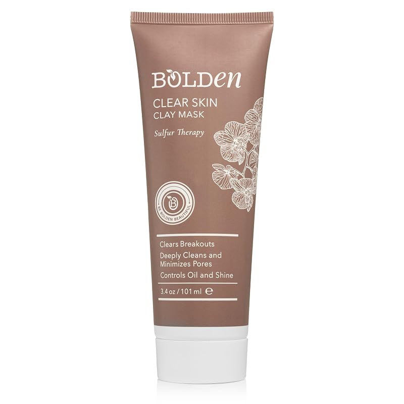 Máscara facial de argila BOLDEN com enxofre, 100 g
