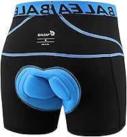 Vista 32 de baleaf Pantalones cortos de ciclismo acolchados 3D para hombre, ropa interior de ciclismo MTB Liner