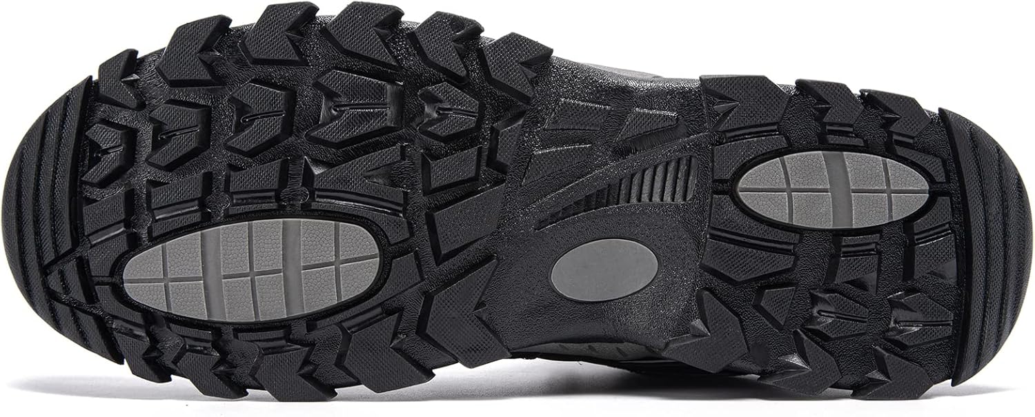 Miniatura 4 de Botas de senderismo para hombre, para otoño, invierno, senderismo, senderismo, mochilero, botas de tobillo para escalada al aire libre, montañismo,