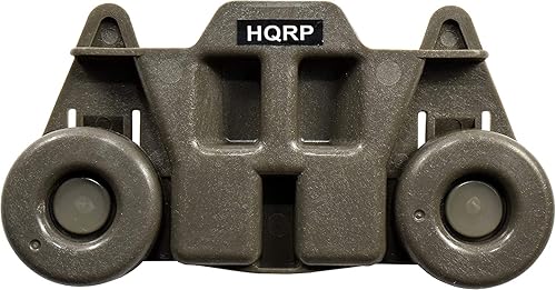 Miniatura 3 de HQRP Paquete de 4 ruedas inferiores compatibles con AP5983730 W10195416V W10105417 PS11722152 W10195416VP GE Whirlpool Kenmore funciona con