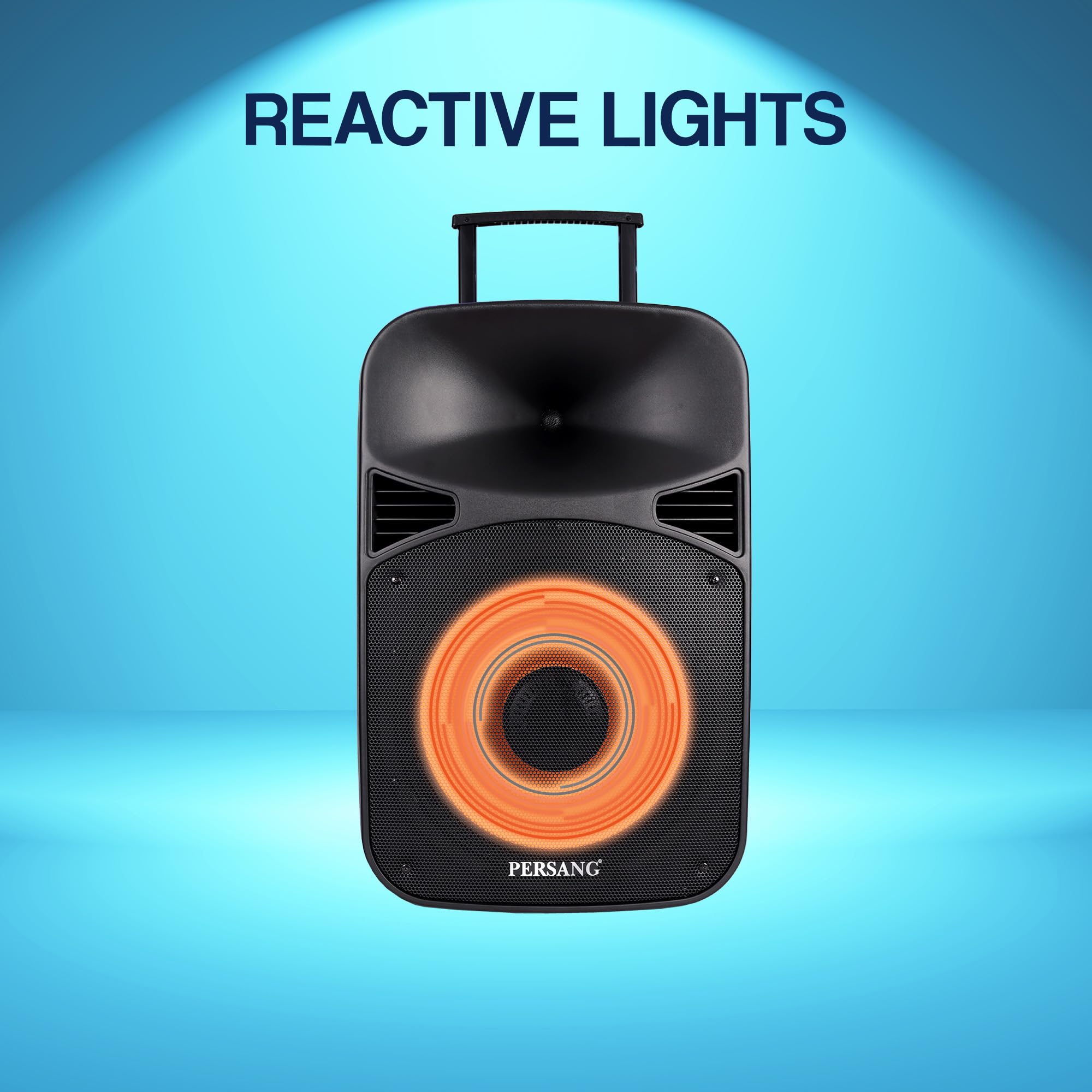 Persang Octane Trolley Speaker 15 Woofer Usb Sd Bluetooth