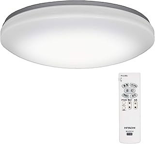 【Amazon.co.jp限定】日立 LED シーリングライト 調光 調色 ~6畳 本体日本製 コンパクトタイプ LEC-AH06RAZ