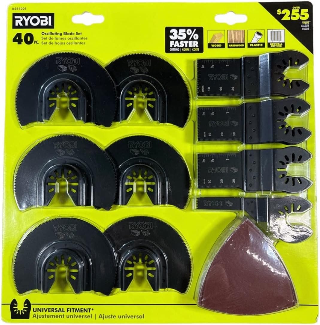 OSCILLATING Multi-Tool Blade Set 40-Piece