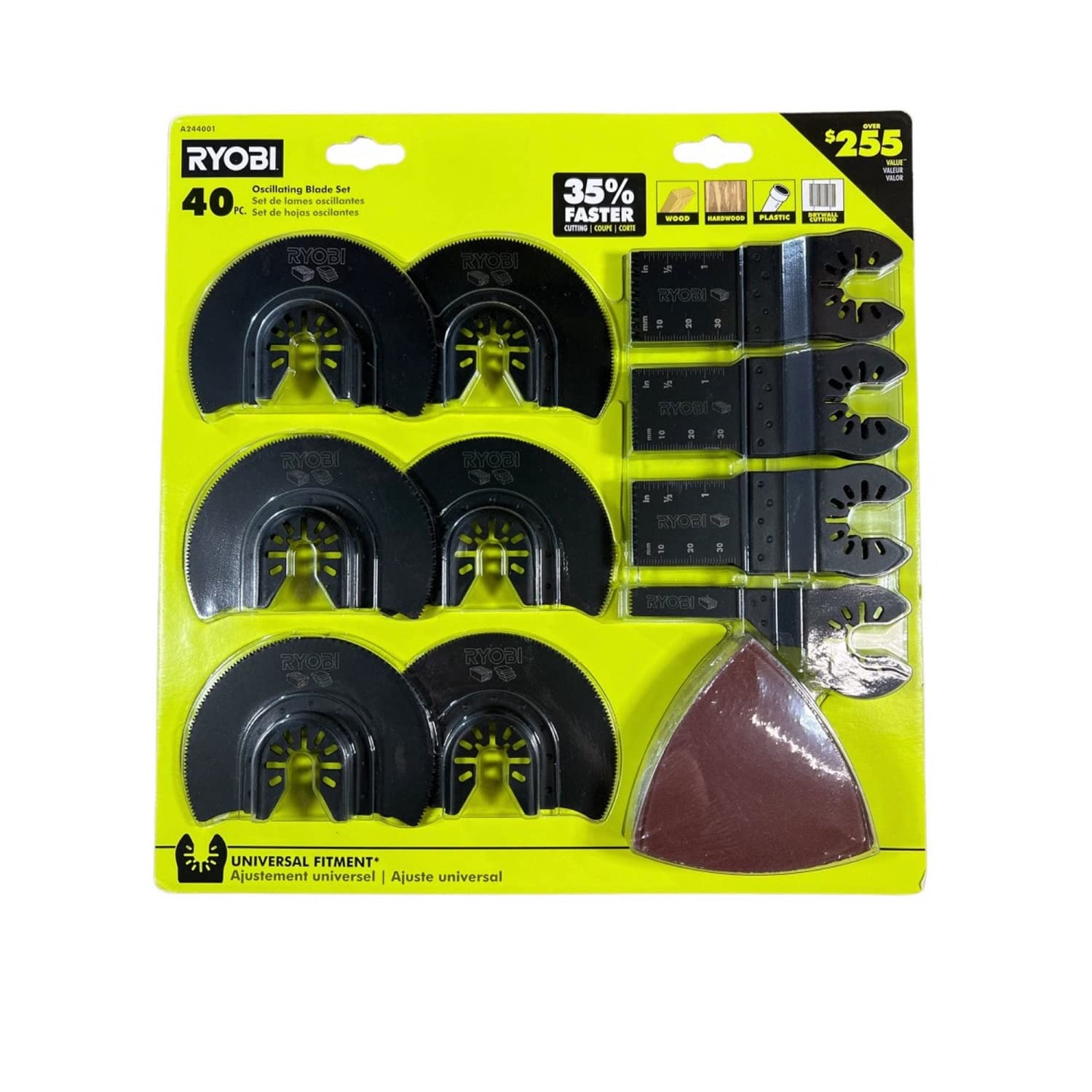 OSCILLATING - Set di lame multiutensili, 40 pezzi
