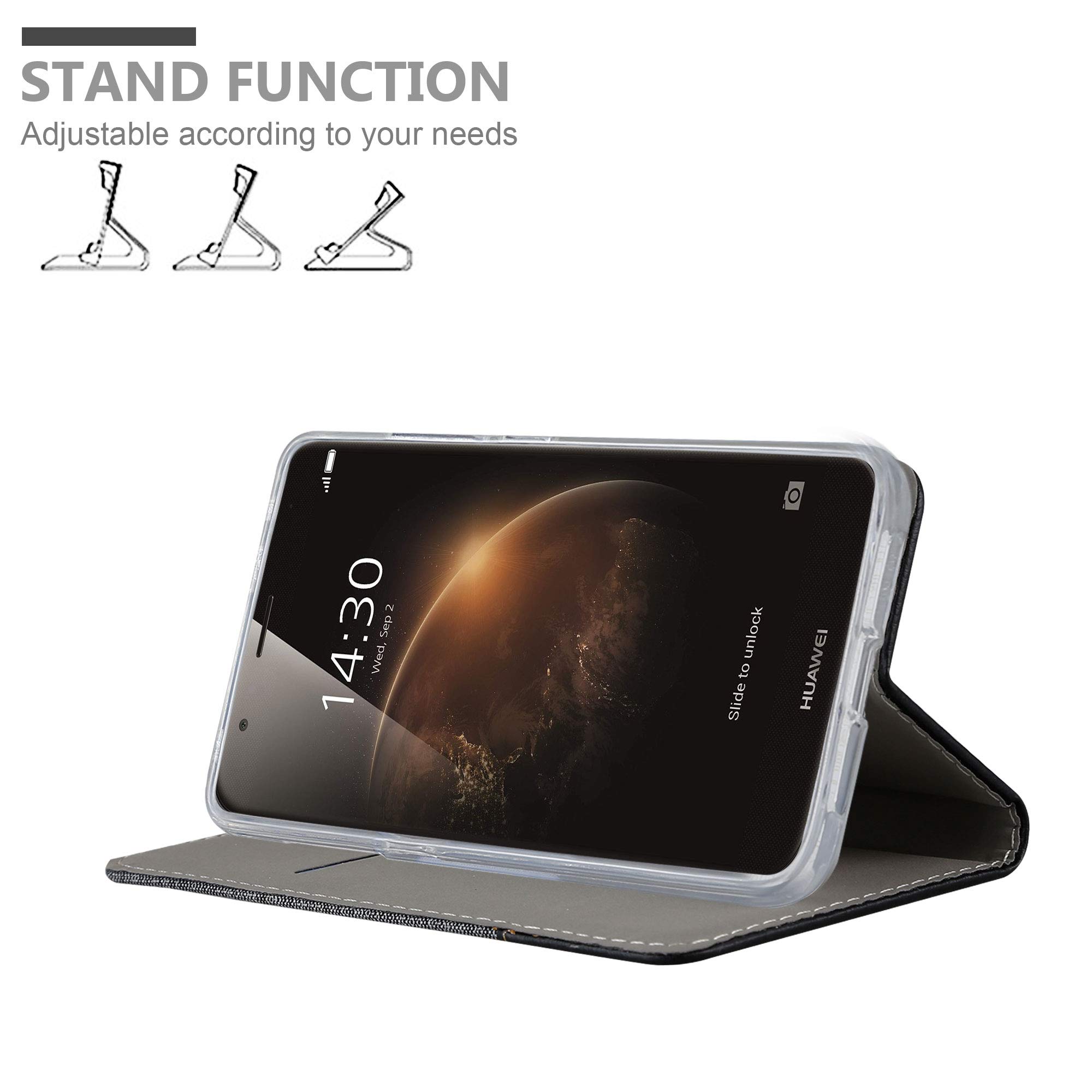 Cadorabo Custodia Libro per Huawei G7 Plus / G8 / GX8 in