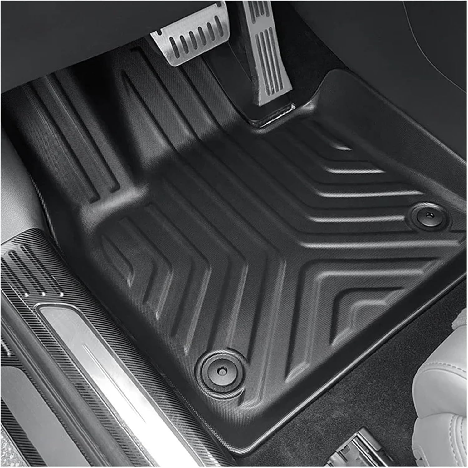 Compatible with VOYAH 2025 2024 Car Floor Mats Trunk Mats, Waterproof Non-Slip All Weather Cargo Liners Backrest Mats LHD Car Carpet(6PCS Set)