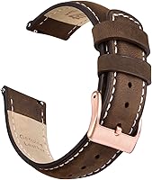 Vista 21 de Ritche Correas de Reloj de Cuero de Liberación Rápida Regalo de Navidad, Correas de Reloj Genuinas para Hombres y Mujeres, Correa de Reloj de Cuero