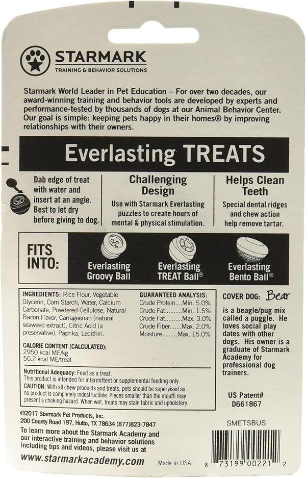 Starmark Everlasting Treats Dental Chews Small 2 Count Bacon Flavored by Starmark - Used condition - Image 3