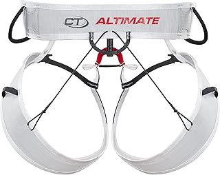 Climbing Technology Altimate - Arnés de escalada unisex (94-109 cm), color blanco y rojo